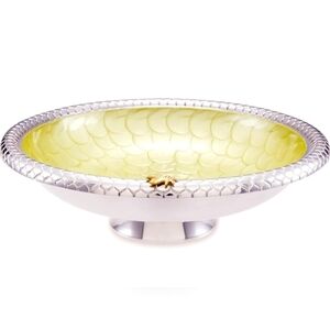 NWOT | Julia Knight | Queen Bee Shallow Pedestal Bowl 13-inch Round Tray |